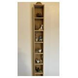 Wooden Shelf with Miniatures