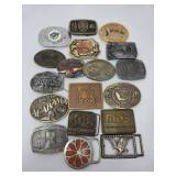 Collection of Metal Belt Buckles