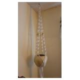 Macrame Plant Pot Hanger with Pot