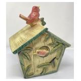 McCoy Pottery Wren on Bird House Cookie Jar