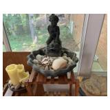 Tabletop Fountain with Candle