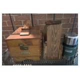 Shoe Shine Boxes and Stanley Thermos