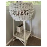 Wicker Plant Stand