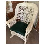 Woven Vinyl Rocking Chair