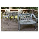 Metal Patio Table and Heavy Duty Outdoor Furniture
