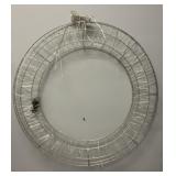Metal Framed Wreath with Lights