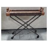 Wicker Folding Table