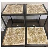 Embroidered Gold Pillow Covers