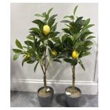 Faux Lemon Trees