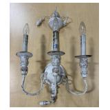 French Country Three-Light Wall Sconce