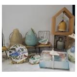 Pear, Shell Candles, Bells