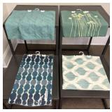Teal and Aqua Pillow Covers