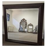 Framed Wood Mirror