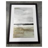 Framed Abstract Landscape Scene