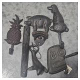 Iron Can Openers and Hooks