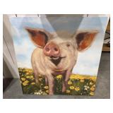 Pig Art on Canvas