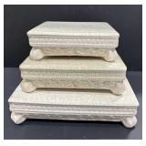 Crackle Finish Display Blocks