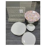 Cookbook Stands with Plates