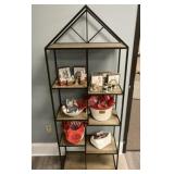 Metal Framed Display Shelf