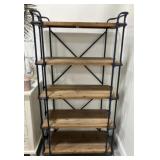 Metal and Wood Shelving Unit A