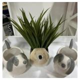 Ceramic Dogs Planters