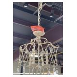 Dual Mount Metal Foyer Chandelier