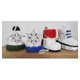 Case of Ceramic Lighted Christmas Ornaments C