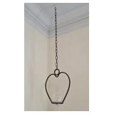 Iron and Glass Candle Lantern