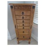 Jewelry Box Oak Chest