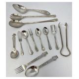 Silver Plate Serving Ware and Child Sets