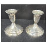 Weighted Sterling Candlesticks