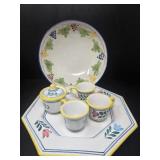 Vietri Italian Hand Painted Bowl and Dish and more