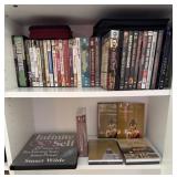 Various DVDs and VHS Tapes