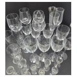 Assortment of Stemware and Barware