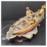 Italian Hand Painted Fisherman Pottery