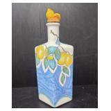 Italian Vietri Limoncello Hand Painted Jar