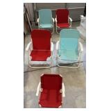 Five Beach Chairs