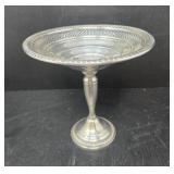 Weighted Sterling Compote Dish