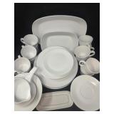Noritake Progression China Pearl White