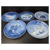 Copenhagen Denmark Porcelain Plates