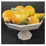 Vietri Italian Hand Painted Pears in Bowl
