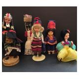 Souvenir Dolls- Jamaica, Sweden, Italy, and Korea