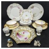 German and Italian Hand Painted Dishes and More