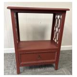 Red Side Table