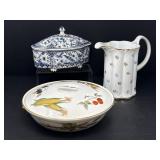 Godinger Pitcher, R.W. Casserole Dish, Port. Dish