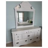 Shabby Chic Dresser with Mirror
