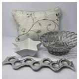 White and Silver Colored Home Decor