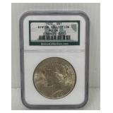 NGC MS64 Binion Collection 1922 Peace Dollar