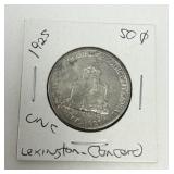 UNC 1925 Lexington Concord Commemorative 50ï¿½