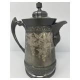 Quadruple Silverplate Victorian Water Pitcher